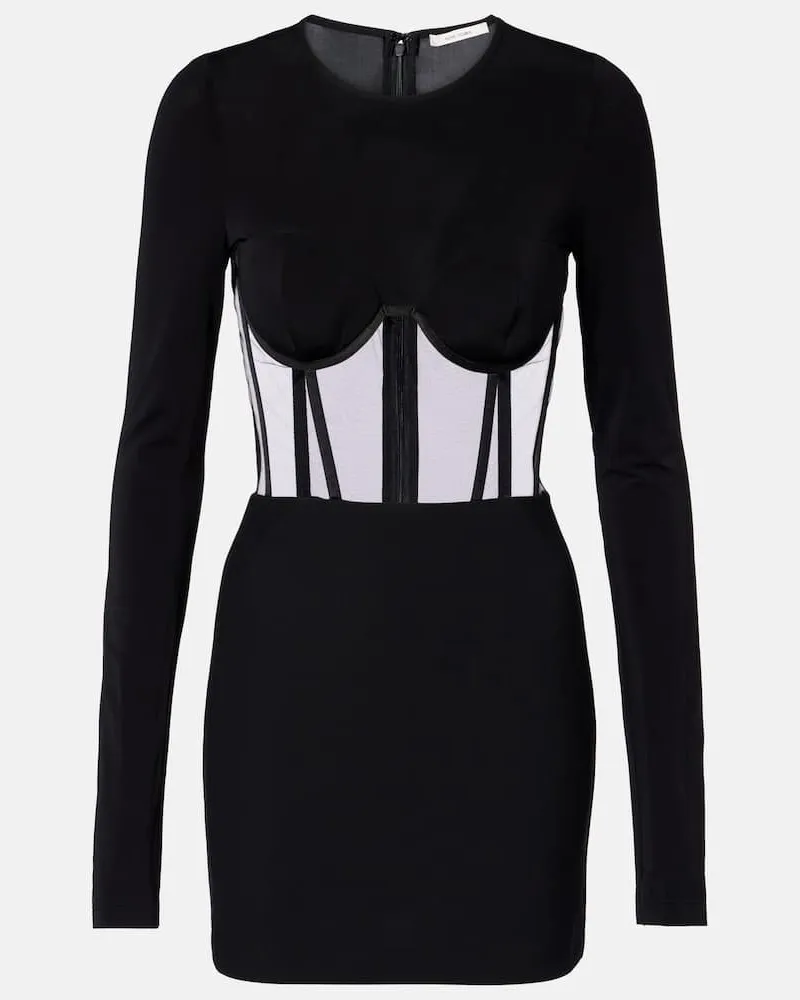 Nensi Dojaka Minikleid Schwarz