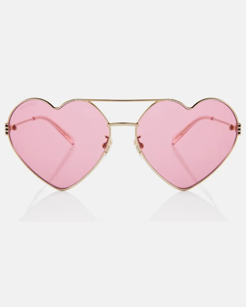 Gucci Sonnenbrille Gold