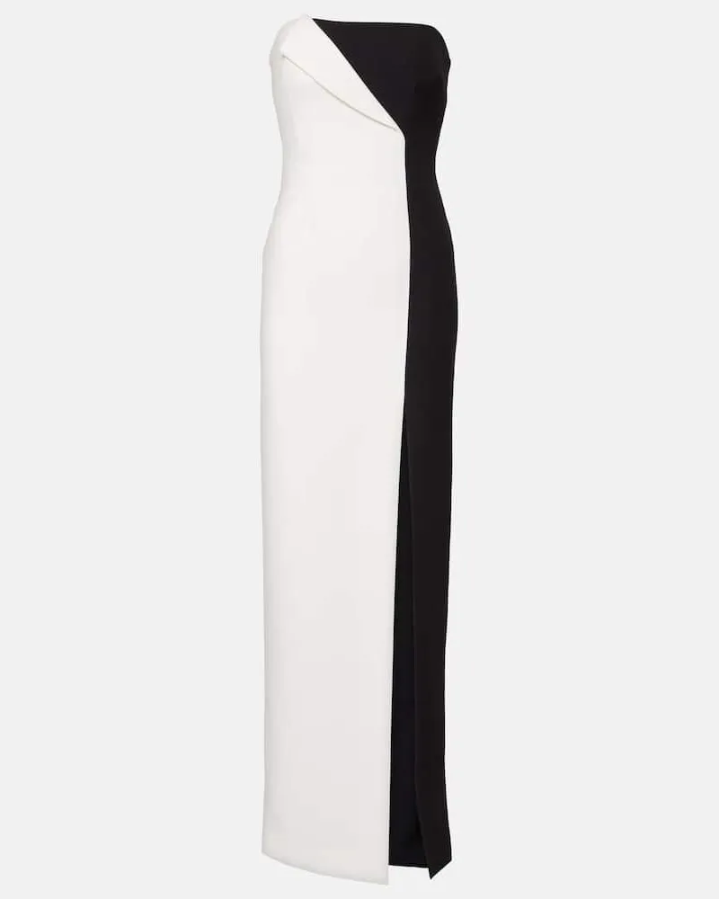 Roland Mouret Robe aus Crêpe Schwarz