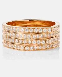 Repossi Ring Antifer aus 18kt Rosegold mit Diamanten Pink