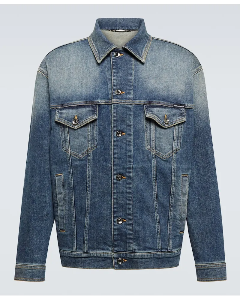 Dolce & Gabbana Jeansjacke Blau