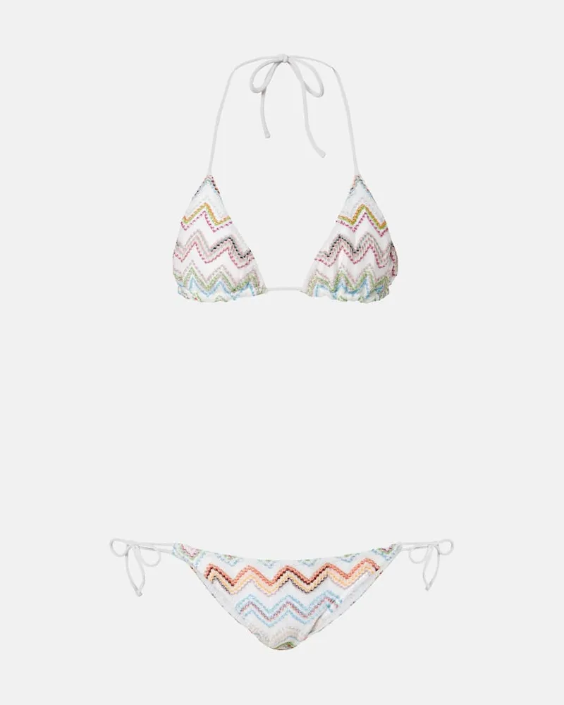 Missoni Bikini aus Häkelstrick Multicolor
