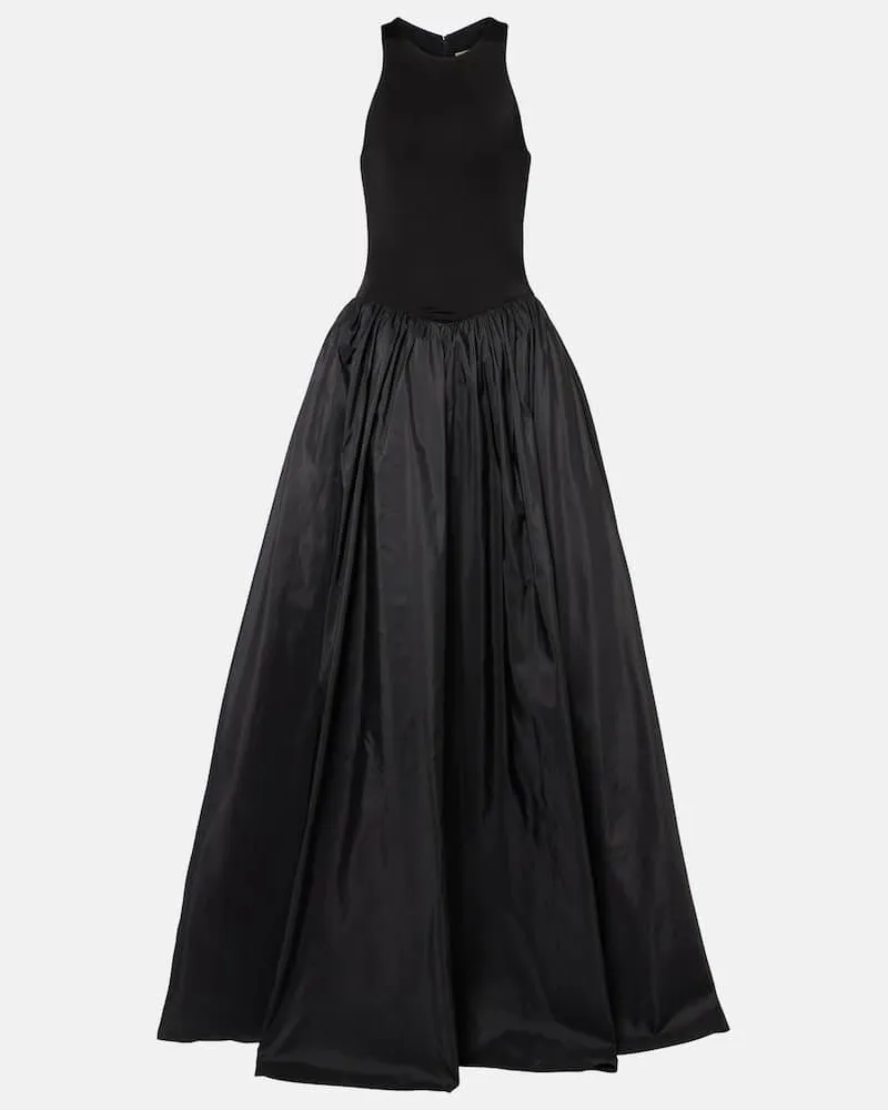 The New Arrivals Ilkyaz Ozel Robe Cate aus Taft Schwarz