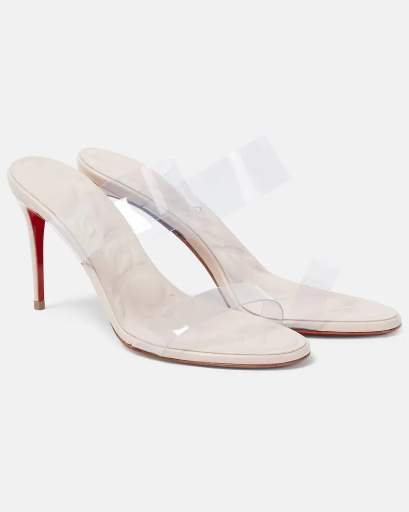 Christian Louboutin Sandalen Just Loubi 85 Neutral