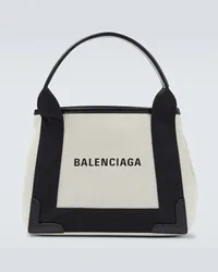 Balenciaga Tote Bag Cabas aus Canvas Multicolor