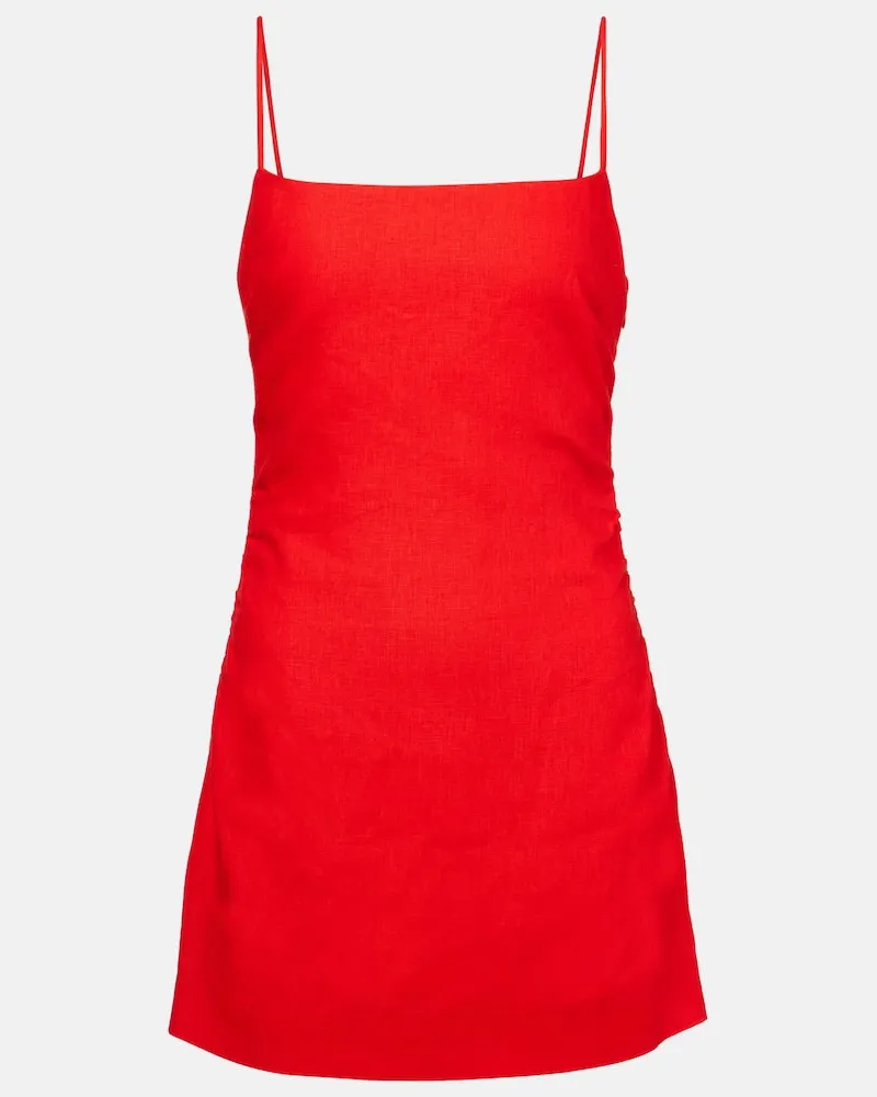 SIR Minikleid Tamara aus Leinen Rot