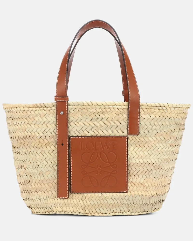 Loewe Tote Bag Anagram Medium mit Leder Neutral