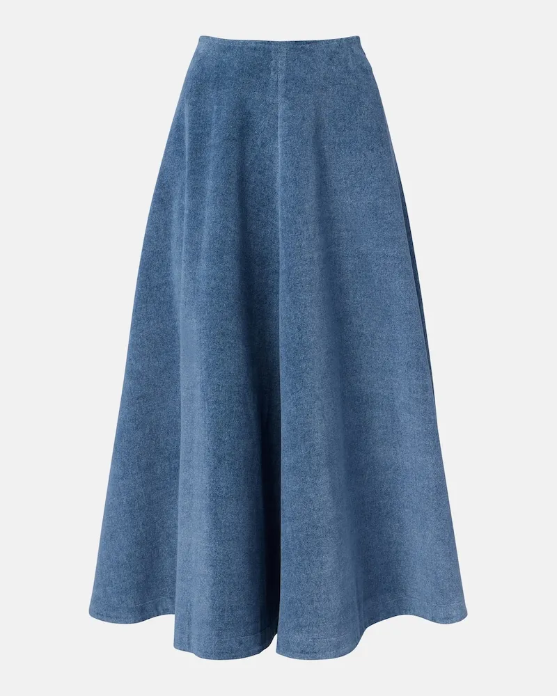 Altuzarra Midirock Varda aus Baumwolle Blau
