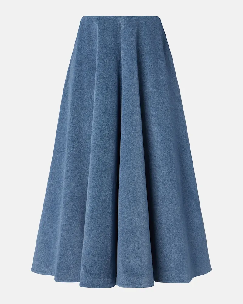 Altuzarra Midirock Varda aus Baumwolle Blau