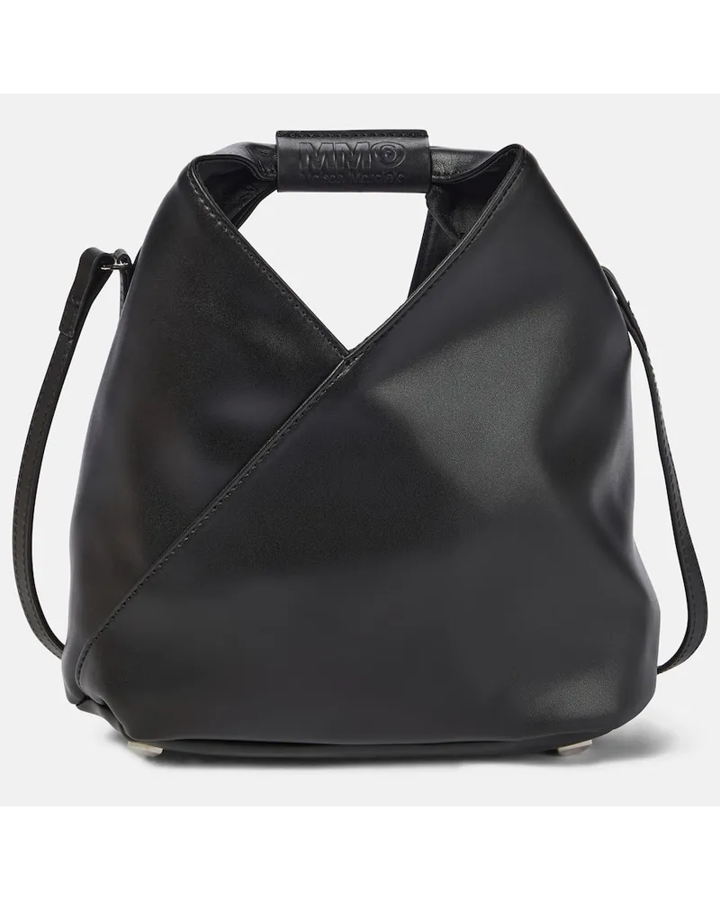 Maison Margiela Tote New Japanese Mini aus Lederimitat Schwarz