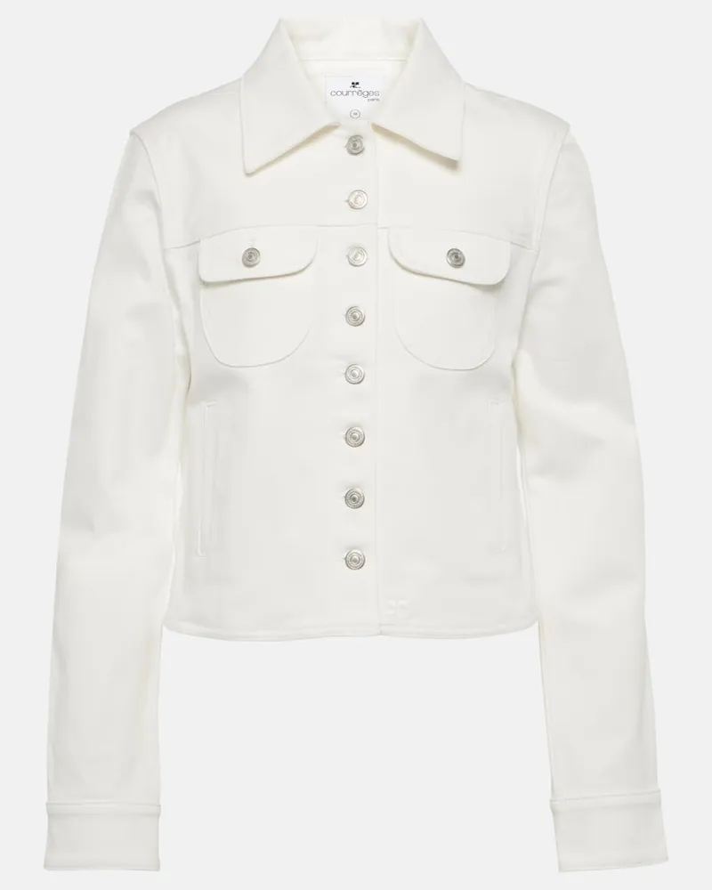Courrèges Courrèges Jeansjacke Weiß