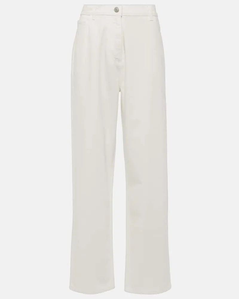 Magda Butrym Straight Jeans Weiß