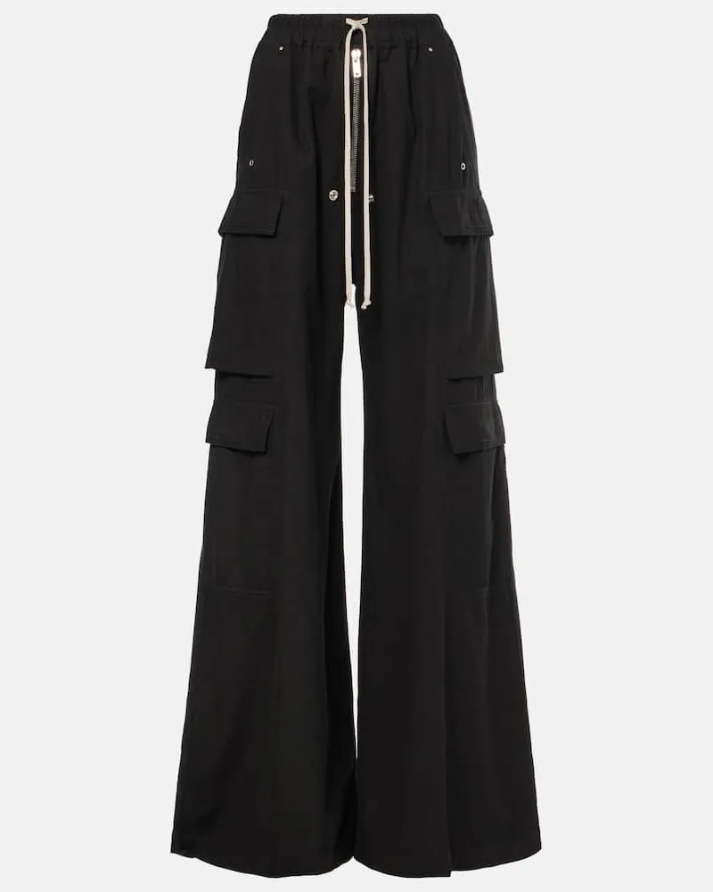 Rick Owens Cargohose aus Baumwolle Schwarz