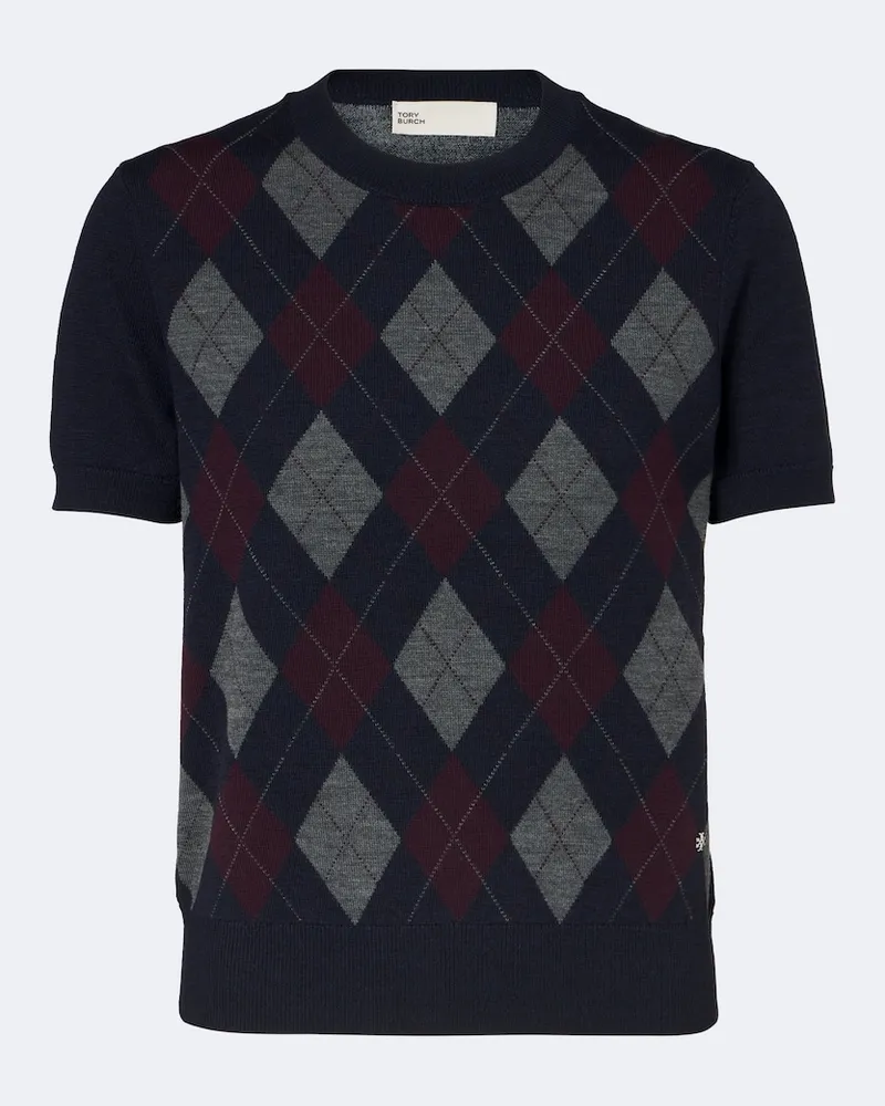 Tory Burch Pullover aus Wolle Blau
