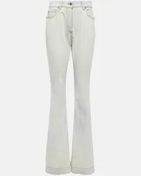 Etro High-Rise Flared Jeans Blau