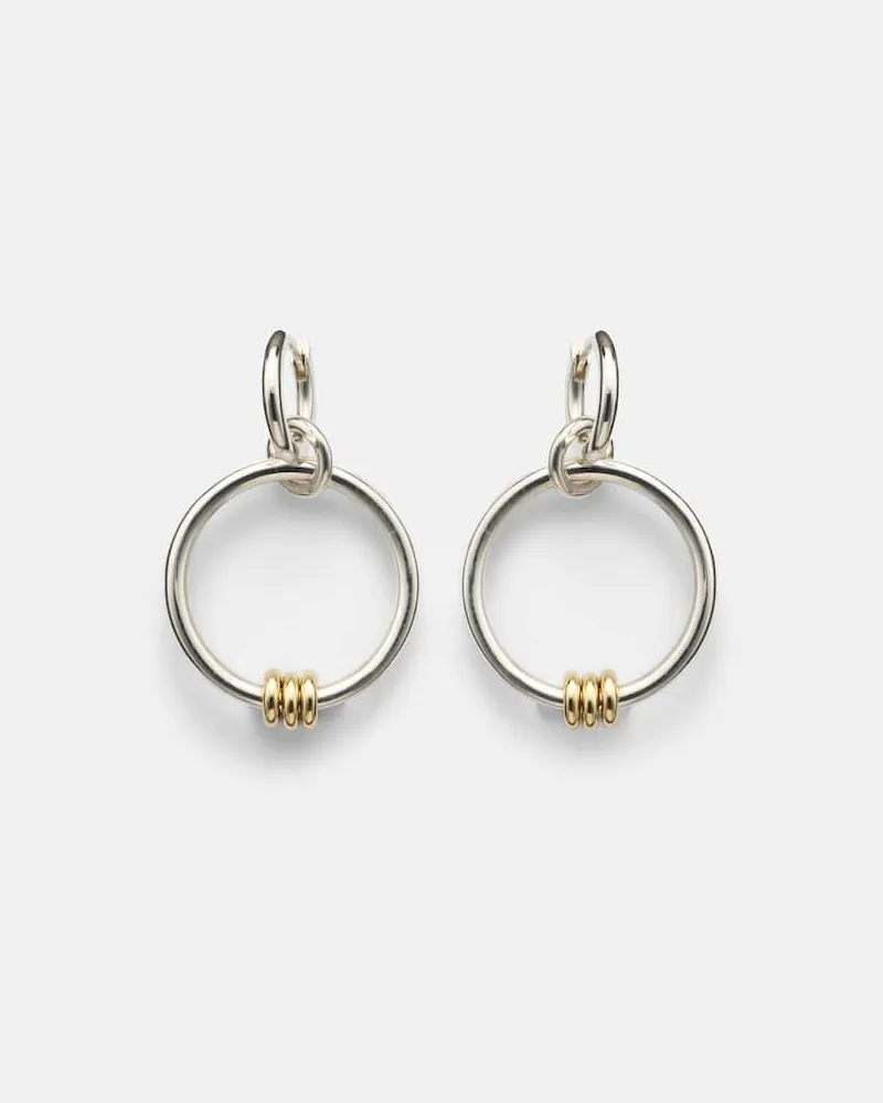 Spinelli Kilcollin Ohrringe Asha aus Sterlingsilber mit 18kt Gelbgold Silber