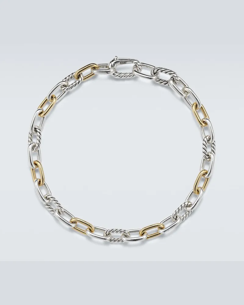David Yurman Armband DY Madison® aus Sterlingsilber und 18kt Gelbgold Silber