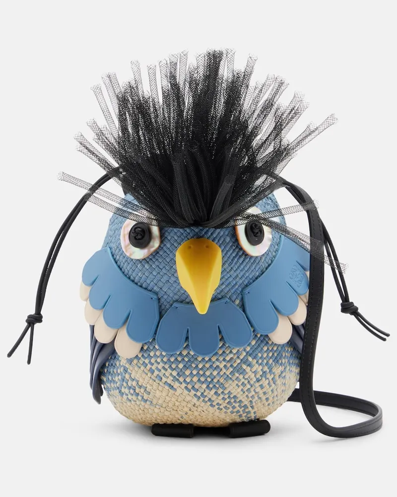 Loewe Paula's Ibiza Schultertasche Bird Blau