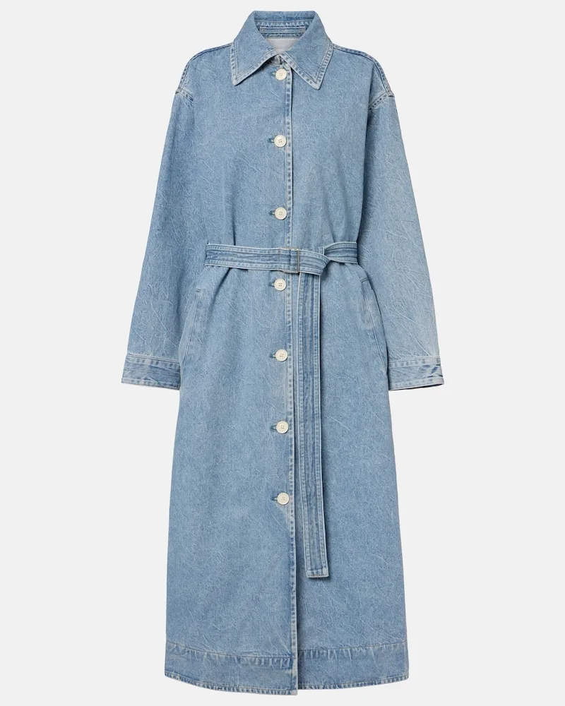 AGOLDE Mantel aus Denim Blau