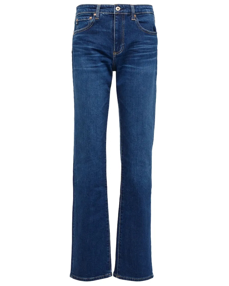 Adriano Goldschmied High-Rise Boyfriend Jeans Knoxx Blau