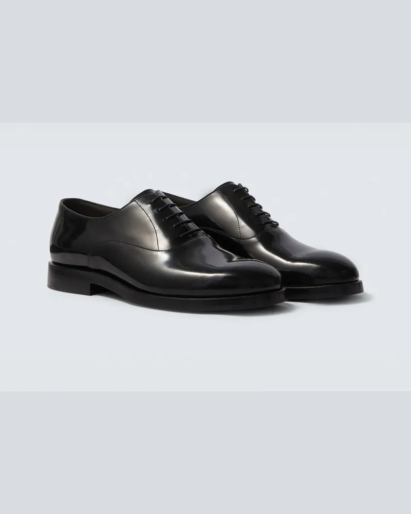 Brunello Cucinelli Schnürschuhe aus Leder Schwarz