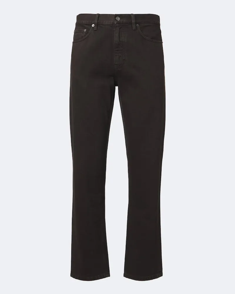Ermenegildo Zegna Straight Jeans Roccia Braun