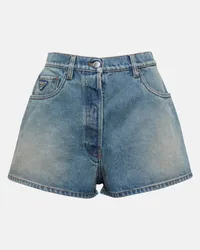 Prada Jeansshorts Blau