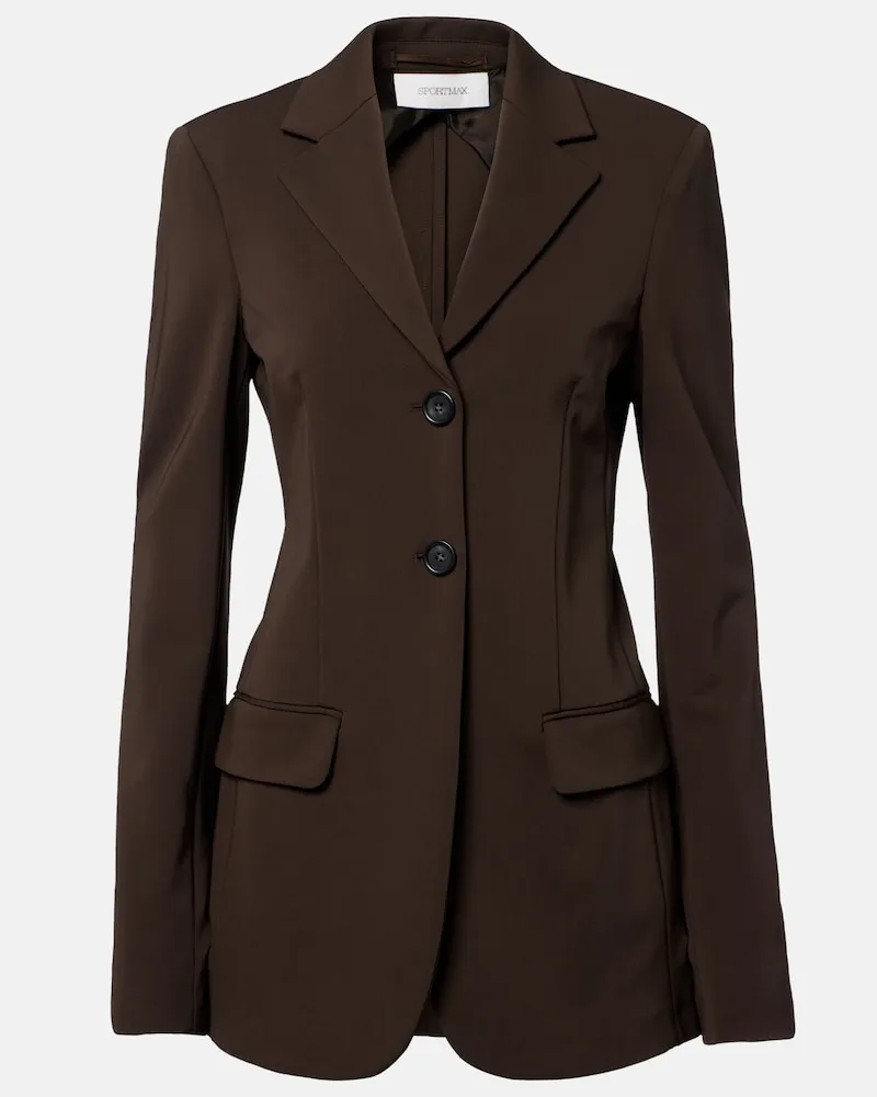 SPORTMAX Einreihiger Blazer Braun