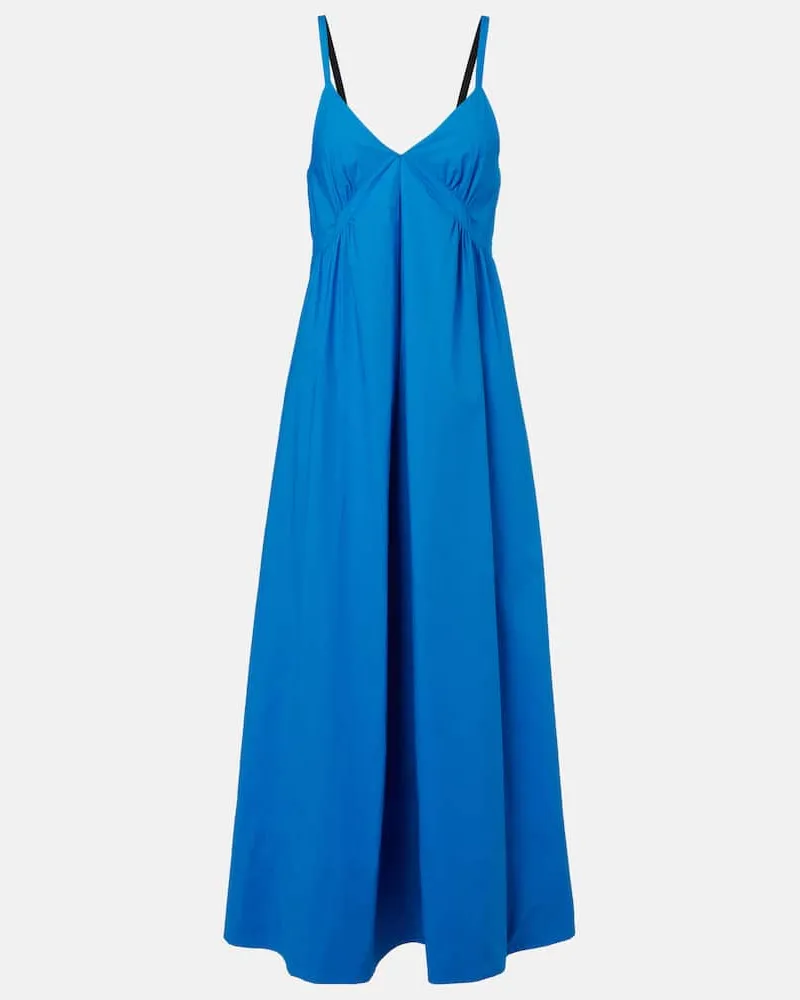 Proenza Schouler White Label Maxikleid Barker Blau