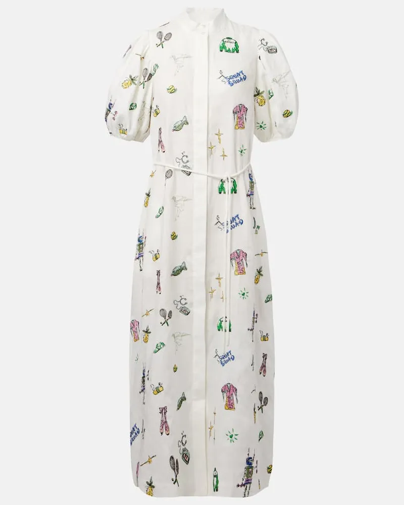 ALEMAIS Alémais Hemdblusenkleid Play Weiß