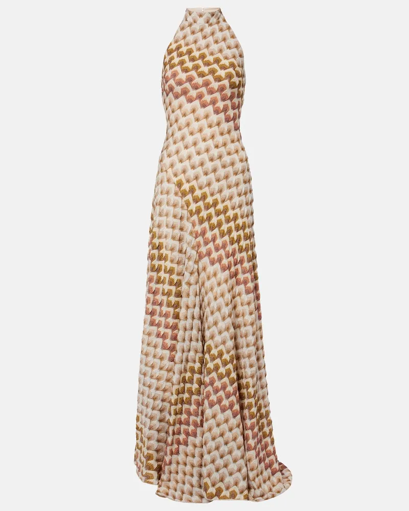 Missoni Robe aus Lamé Gold