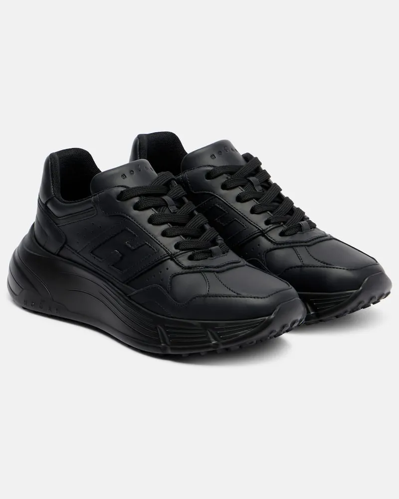 Hogan Sneakers H669 aus Leder Schwarz