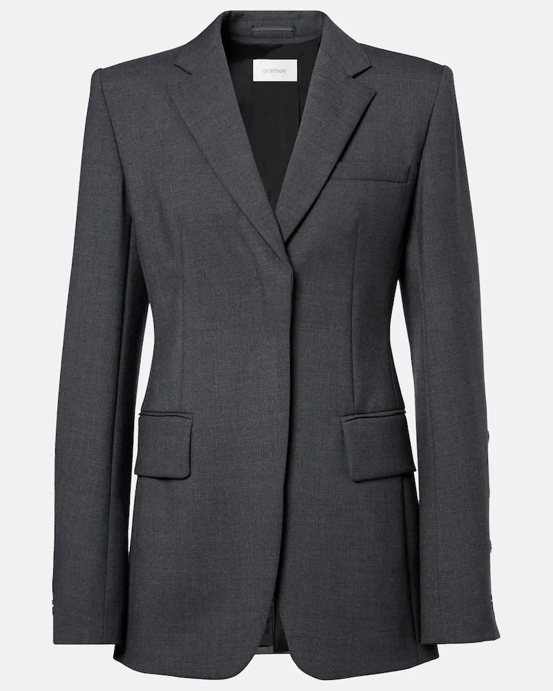 SPORTMAX Blazer Ranghi aus Schurwolle Grau