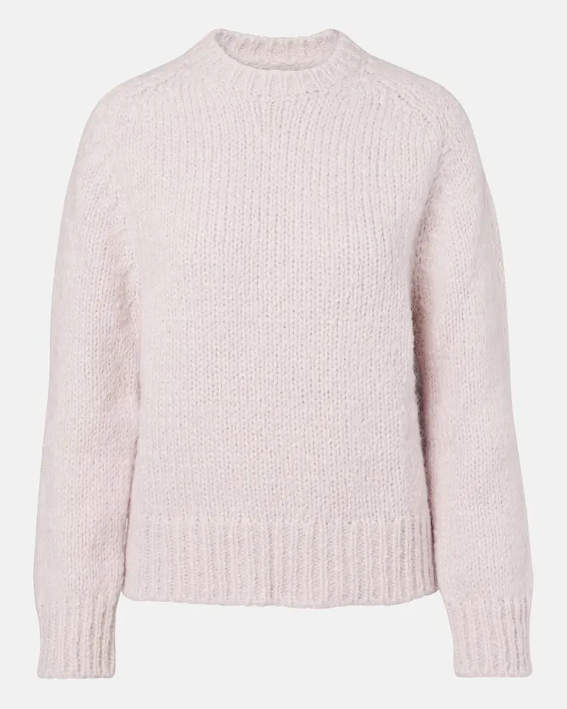 Jil Sander Pullover aus Alpakawolle und Mohair Pink
