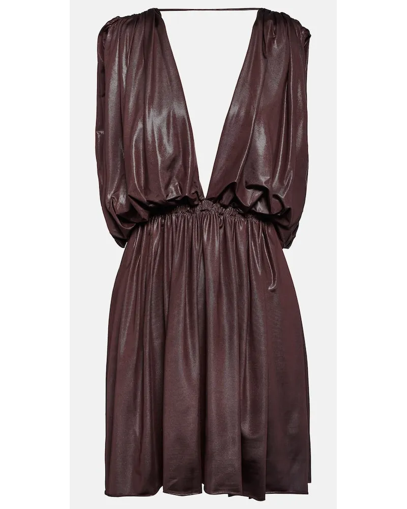 Rick Owens Lilies Minikleid aus Jersey Lila
