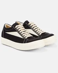 Rick Owens DRKSHDW Sneakers Vintage aus Denim Schwarz