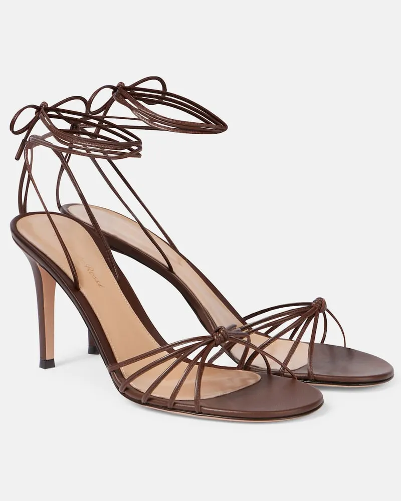 Gianvito Rossi Sandalen aus Leder Braun