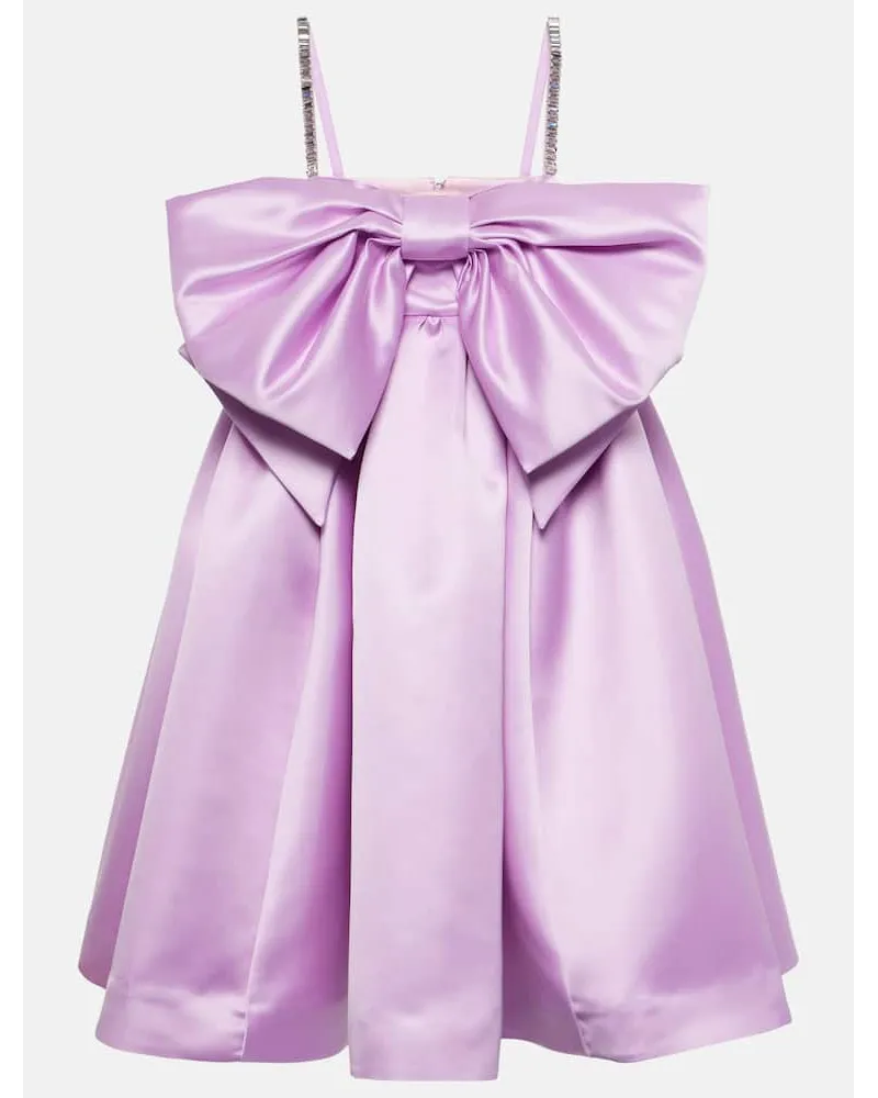 Nina Ricci Minikleid aus Duchesse-Satin Pink