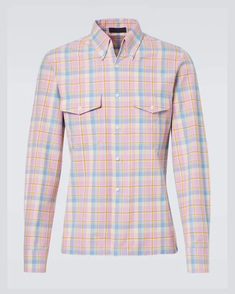 Prada Hemd aus Baumwolle Rosa