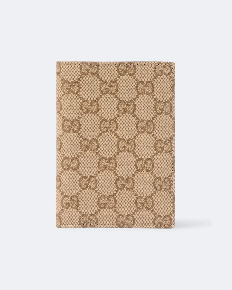 Gucci Reisepass-Etui Gucci Essence Classic GG Beige