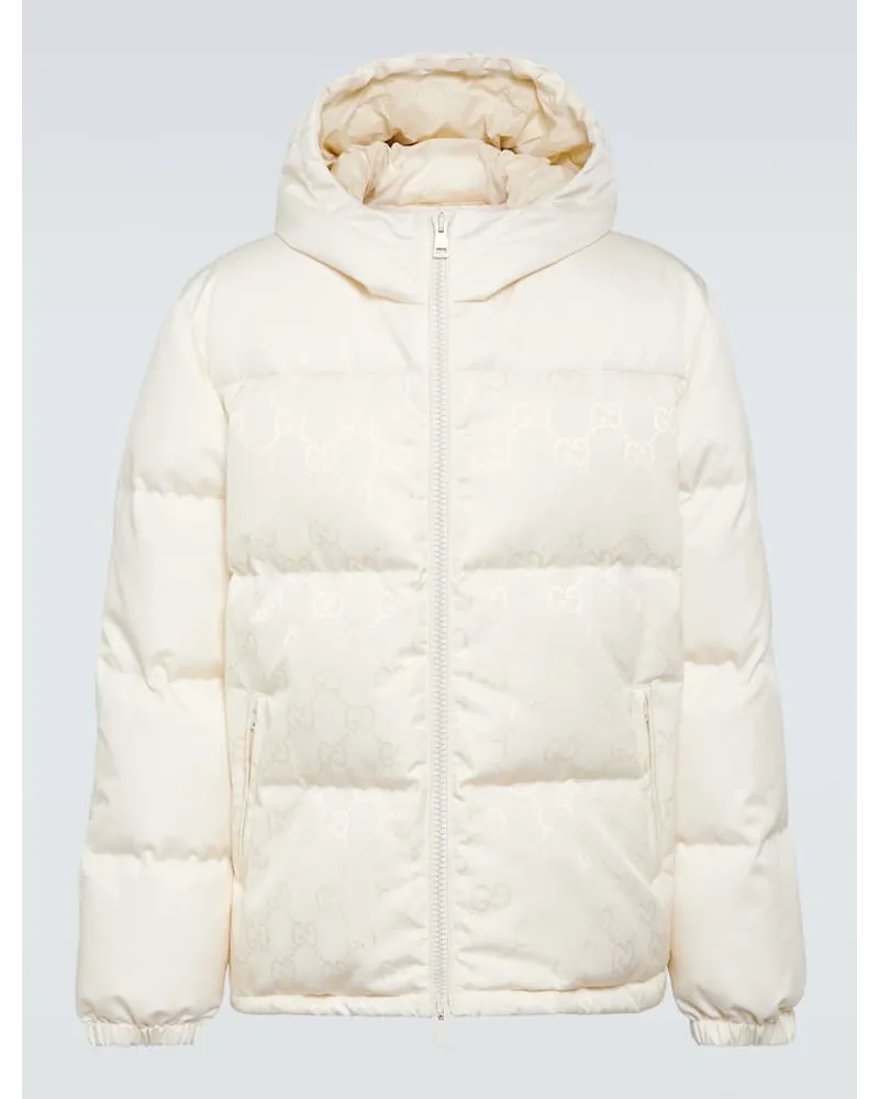 Gucci Daunenjacke GG Weiss