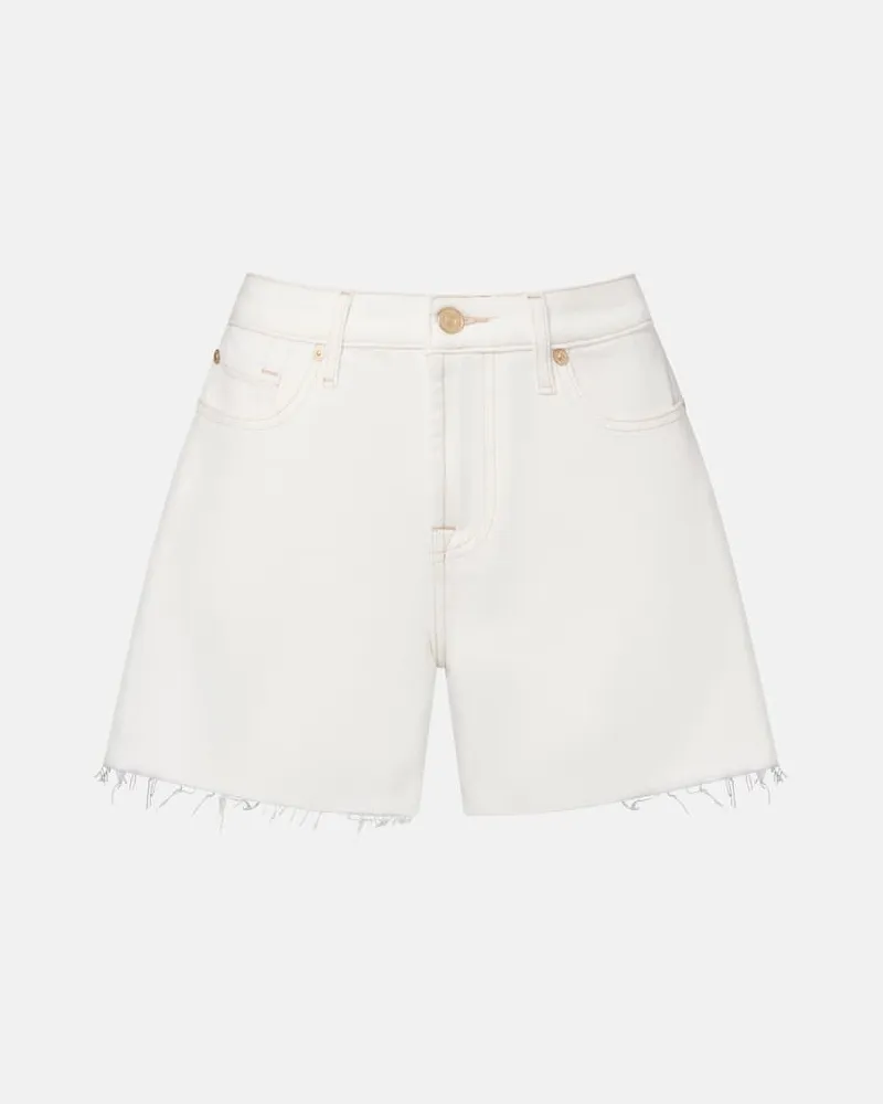 7 for all mankind Jeansshorts Monroe Weiß