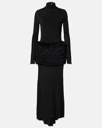 Alaïa Alaia Maxikleid Schwarz