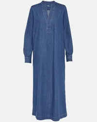 Ralph Lauren Kaftan aus Baumwoll-Twill Blau