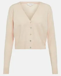 Vince Cardigan aus Wolle und Kaschmir Beige