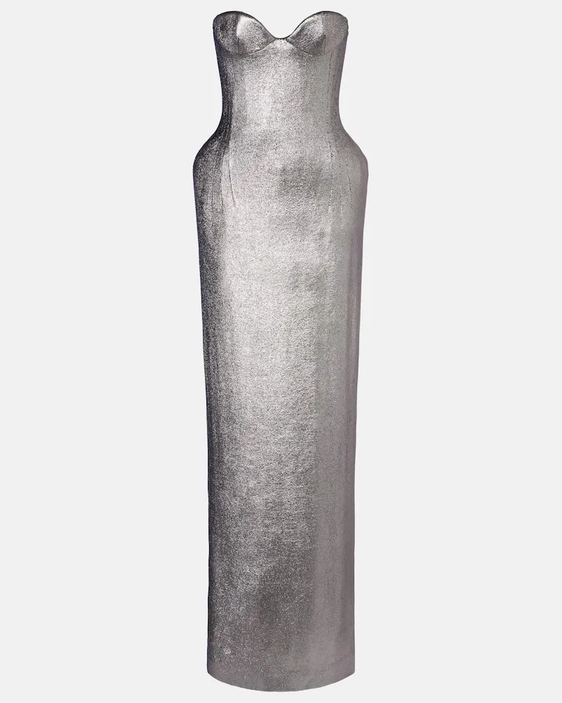 Magda Butrym Robe Silber
