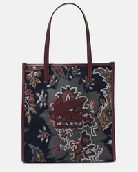 Etro Bestickte Tote Love Trotter Medium Blau