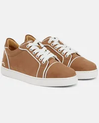 Christian Louboutin Sneakers Fun Viera aus Leder Beige