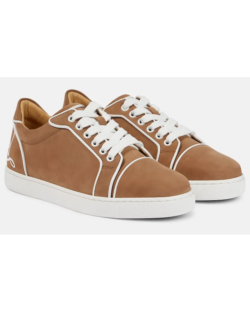 Christian Louboutin Sneakers Fun Viera aus Leder Beige