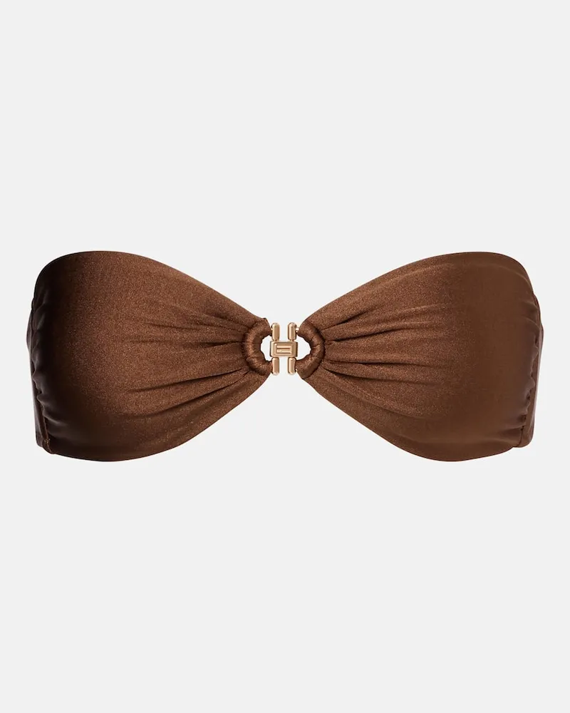 Melissa Odabash Bikini-Oberteil Istanbul Braun